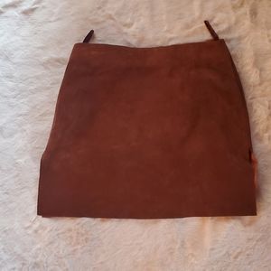 Vintage Hugo Buscati leather skirt